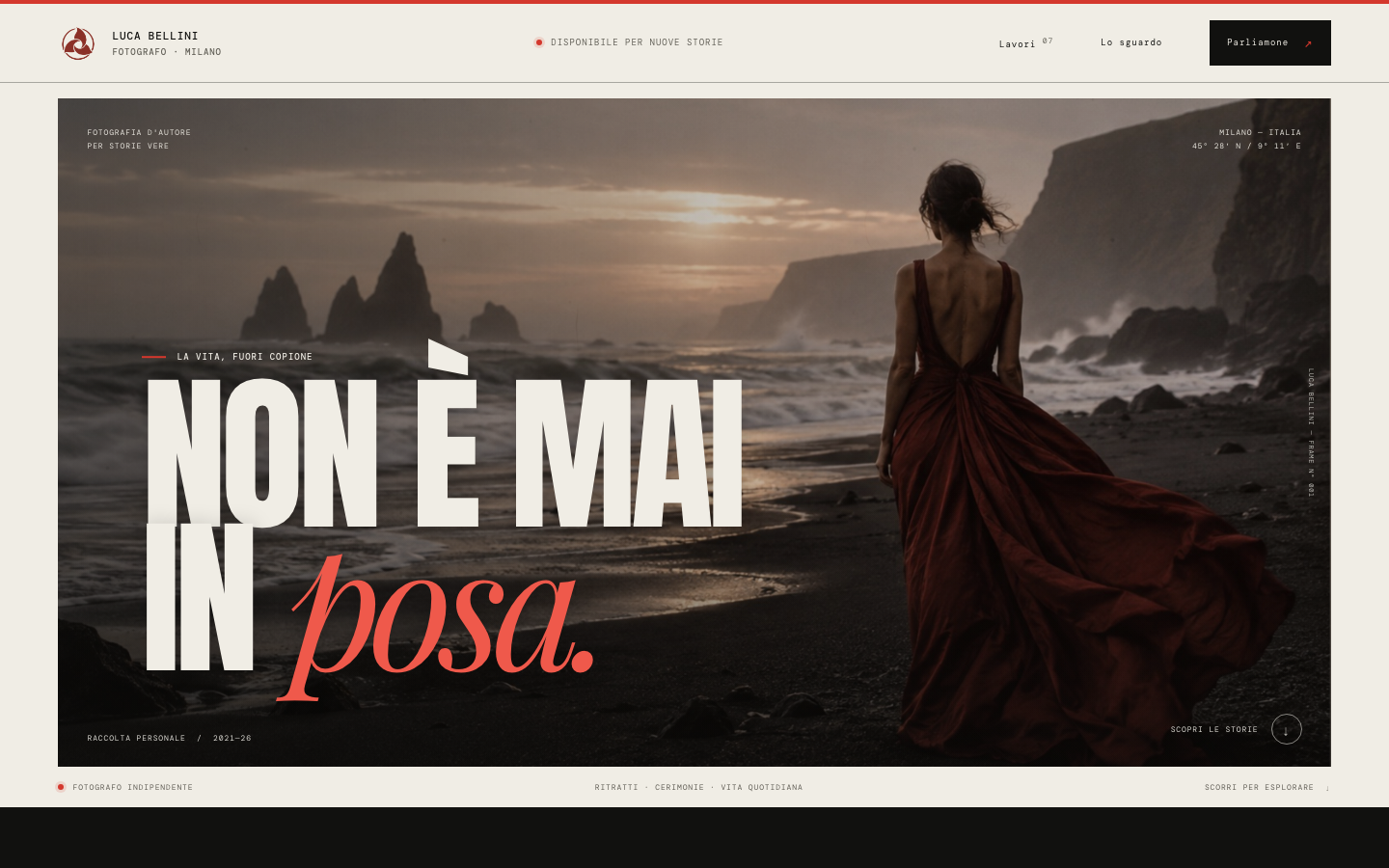 Anteprima del portfolio fotografico Luca Bellini
